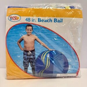 Sand N Sun Vintage Jumbo 48" Beach Ball‎ M-P02-0043-C